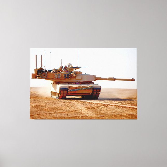 Lienzo TANQUE DE COMBATE – M1 Abrams 40x60 (Anverso)