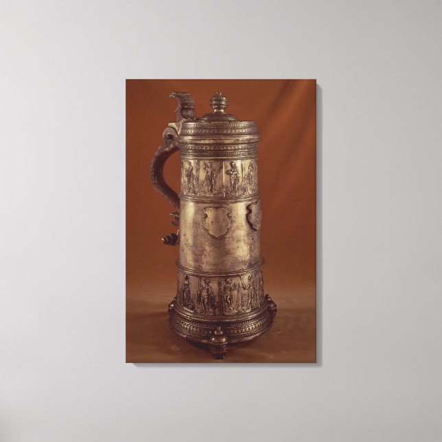 Lienzo Tanque de la Guild, pewter plateado, 1564 (Anverso)