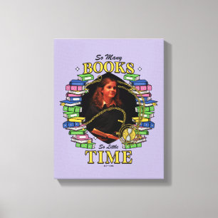 Lienzo Tantos Libros, Tan Poco Tiempo