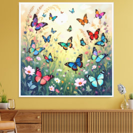 Lienzo Tanz des Schmetterlings