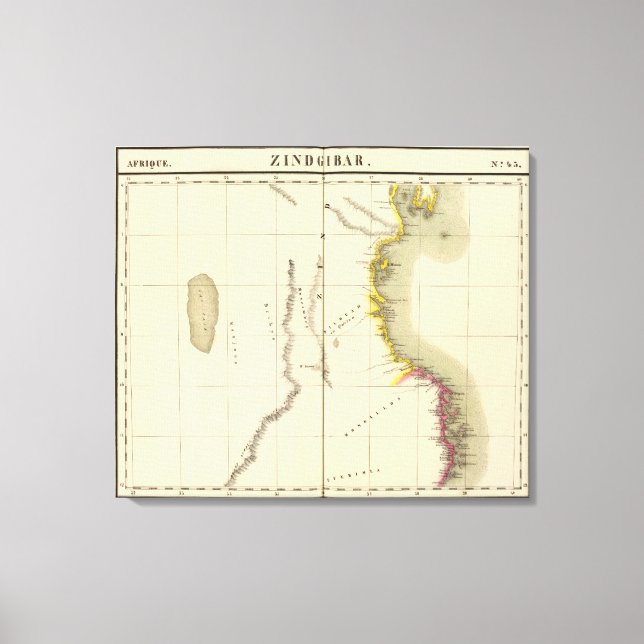 Lienzo Tanzania, Mozambique 43 (Anverso)