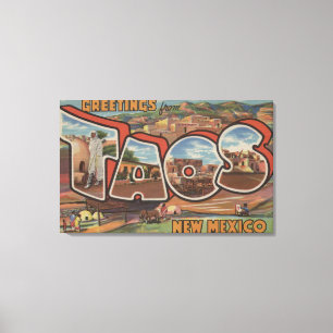 Lienzo Taos, nueva letra ScenesTaos, nanómetro de
