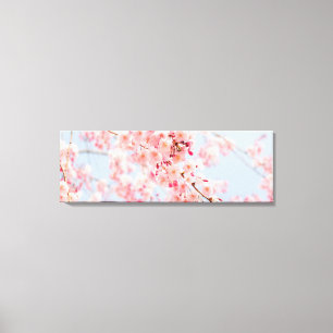 Lienzo Tapa de enrejado de la Galería Azul Rosa cereza
