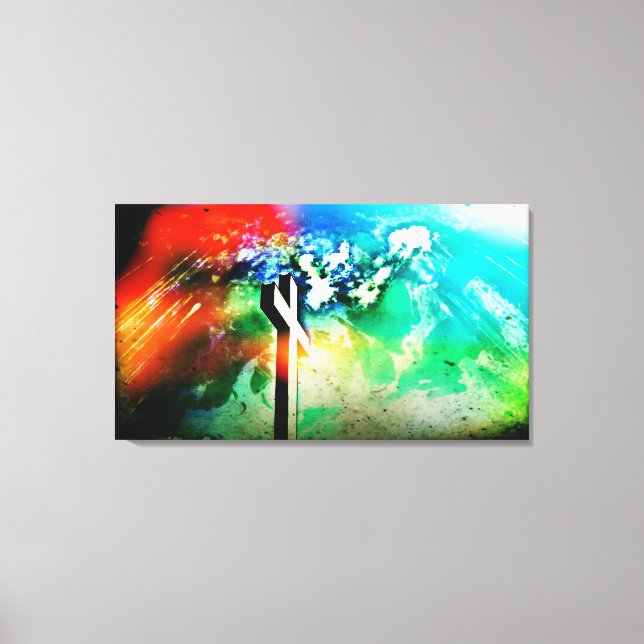 Lienzo Tapa de la Cruz de la Tierra Santa (Anverso)