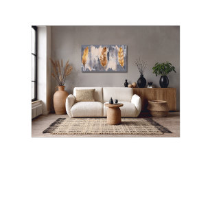 Lienzo Tapa de tela color marrón gris