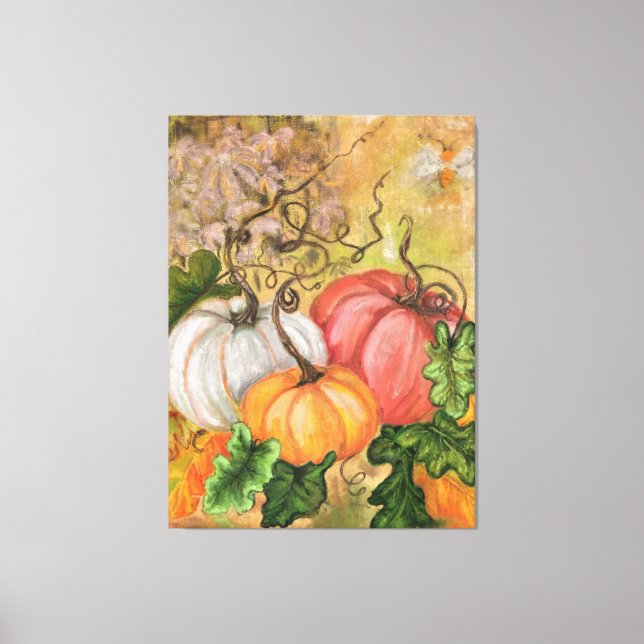 Lienzo Tapa de tela de calabazas Imprimir Halloween - Pin (Anverso)