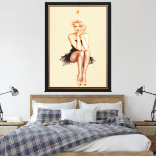 Lienzo Tapa de Varga Chica de Alberto Vargas