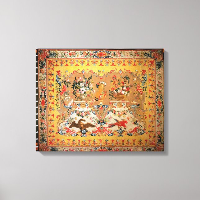 Lienzo Tapiz, años 1720 (textil) (Anverso)