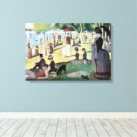 Tarde de domingo, isla La Grande Jatte de Seurat