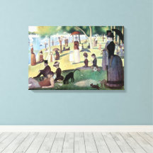 Tarde de domingo, isla La Grande Jatte de Seurat