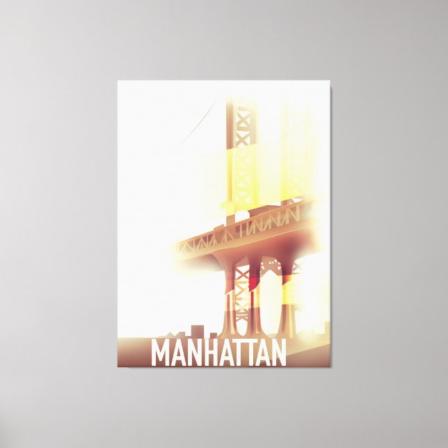 Lienzo Tarde de Manhattan (Anverso)