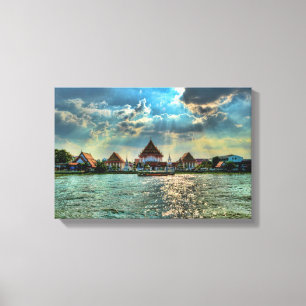 Lienzo Tarde en Bangkok