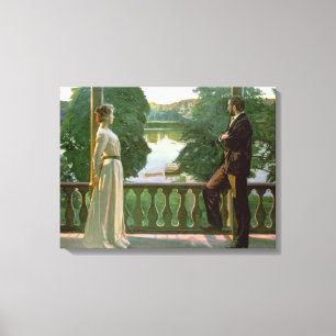 Lienzo Tarde nórdica del verano, 1899-1900