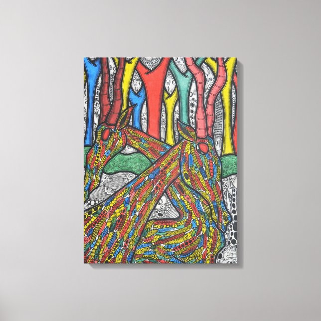 Lienzo Tarde perezosa (Anverso)