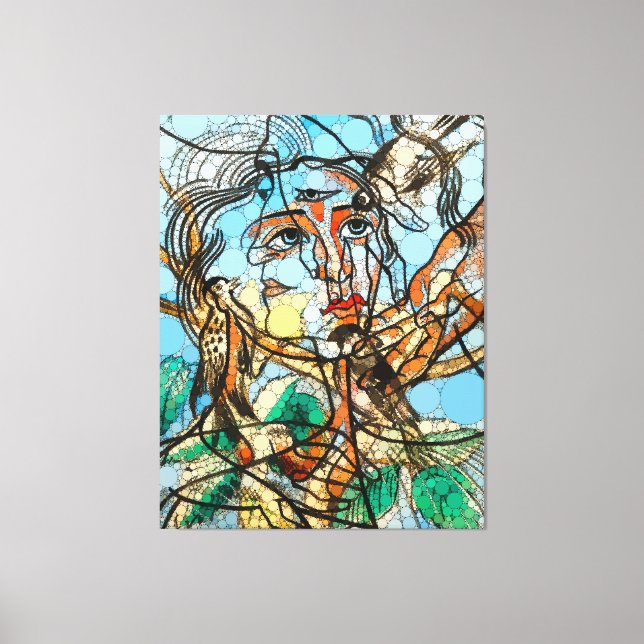 Lienzo Tarín, puntos infinitos por Francis Picabia (Anverso)