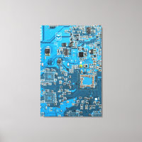 Tarjeta de circuito azul PCB del conjunto del circ