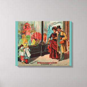 Lienzo tarjeta de comercio William Broadhead & Sons dress