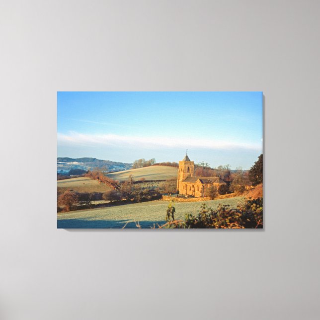 Lienzo Tarjeta de festividad croswaita de Santa María (Anverso)