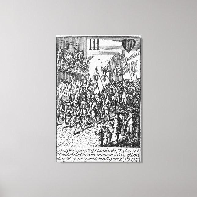 Lienzo Tarjeta de reproducción que representa los signos (Anverso)