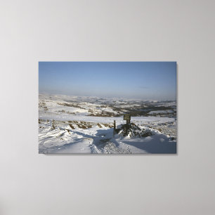 Lienzo Tarjeta de vacaciones Bowstonegate Winter Cheshire