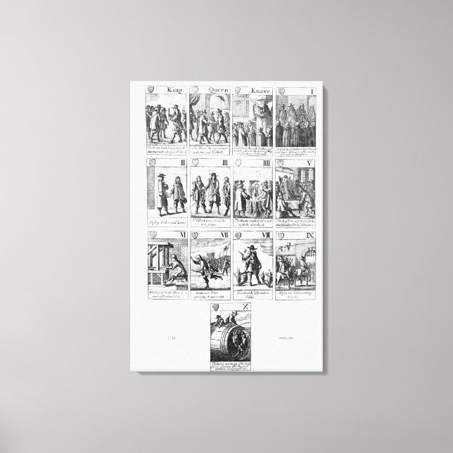 Lienzo Tarjetas de reproducción (Anverso)