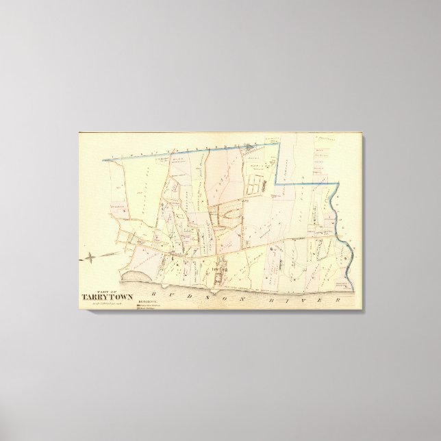 Lienzo Tarrytown, Nueva York (Anverso)