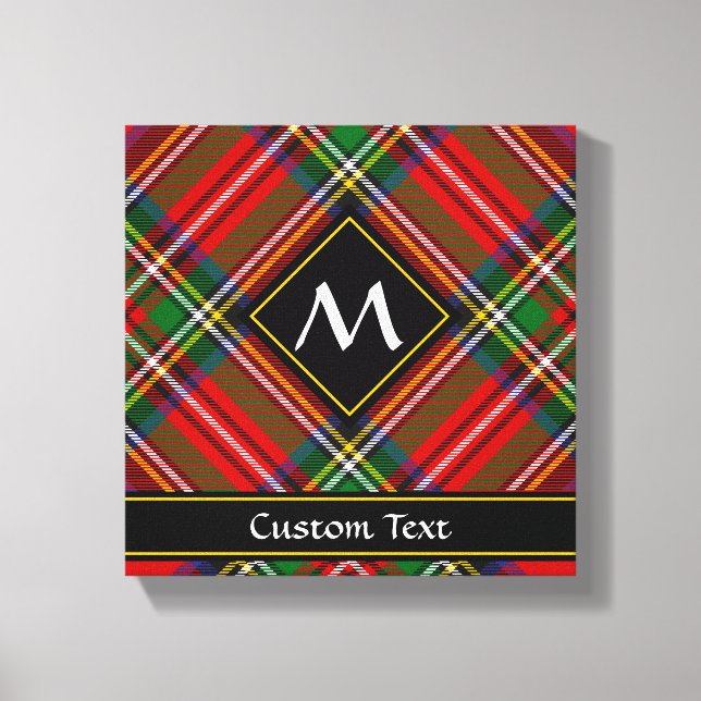 Lienzo Tartan Royal Stewart (Anverso)