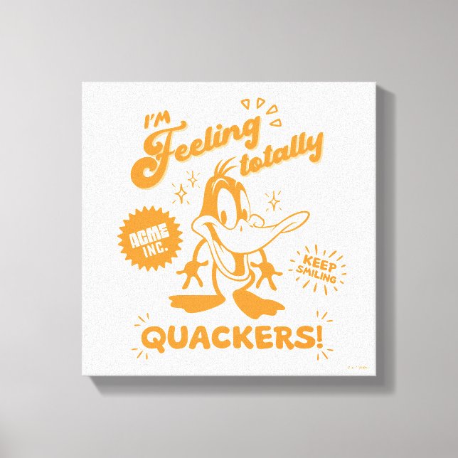 Lienzo Tasty Retro DAFFY DUCK™ (Anverso)