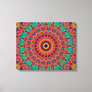 Lienzo Tattoo Kaleidoscope Fractal