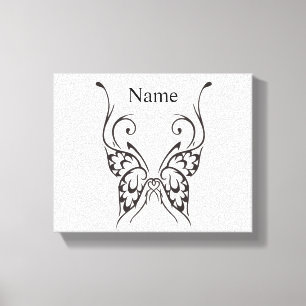 Lienzo Tatuaje de mariposa estilizada Thunder_Cove
