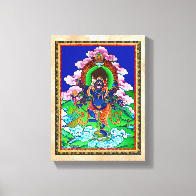 Lienzo Tatuaje del tibetano oriental de Guay thangka Ucch (Anverso)