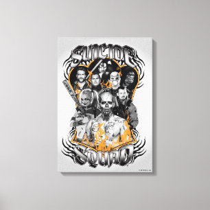 Lienzo Tatuaje tribal del grupo de trabajo X del pelotón