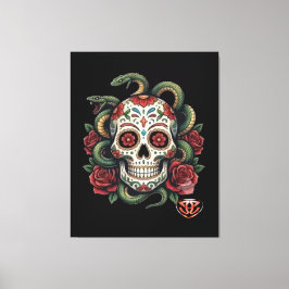 Lienzo TATV-skull04