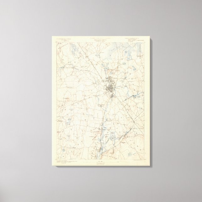 Lienzo Taunton, Massachusetts (Anverso)