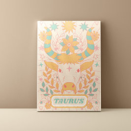 Lienzo Taurus Celestial Zodiac Pastel Dreams Wall Arts