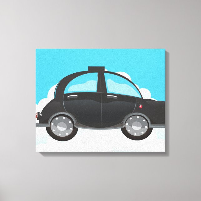 Lienzo Taxis Negro (Anverso)