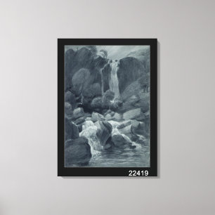 Lienzo Taylor Ghyll, cabeza de la pocilga, Borrowdale,