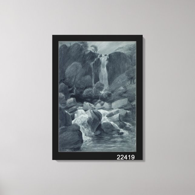 Lienzo Taylor Ghyll, Sty Head, Borrowdale, 1806 (Anverso)