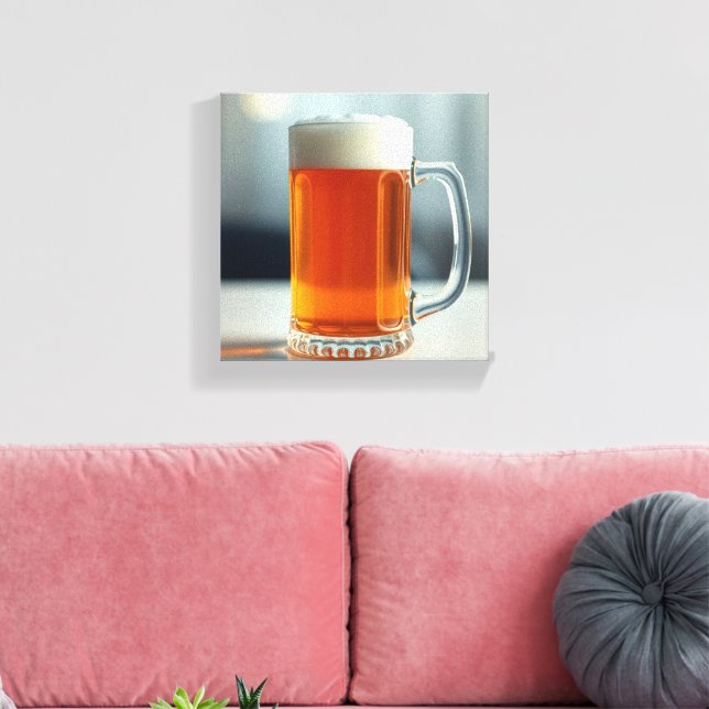 Lienzo Taza de cerveza (Insitu (Sala de estar))