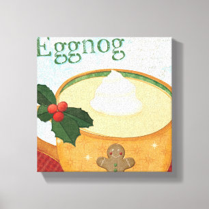 Lienzo Taza del navidad con yema