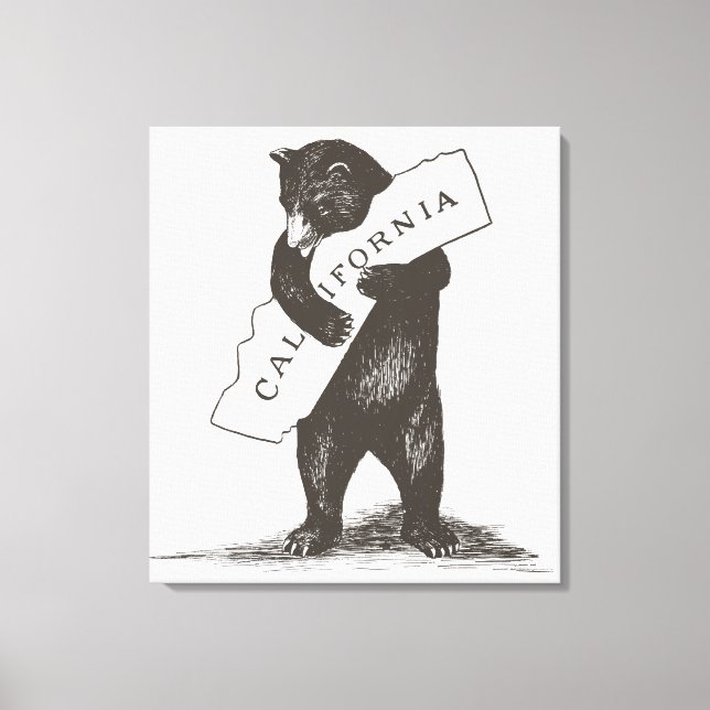 Lienzo Te Amo California (Anverso)