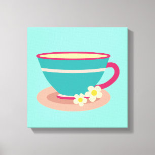 Lienzo Té de Chamomile para los amantes del té