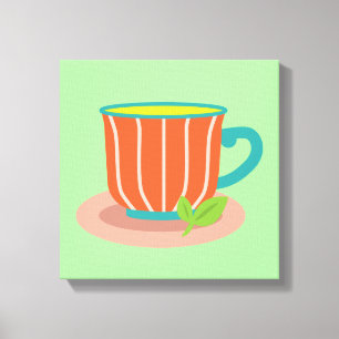 Lienzo Té de menta para los amantes del té