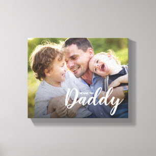 Lienzo Te queremos, papá Personalizado.