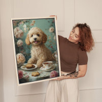 Té Vintage de Goldendoodle Perro