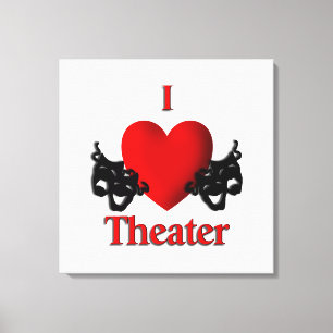 Lienzo Teatro I Heart