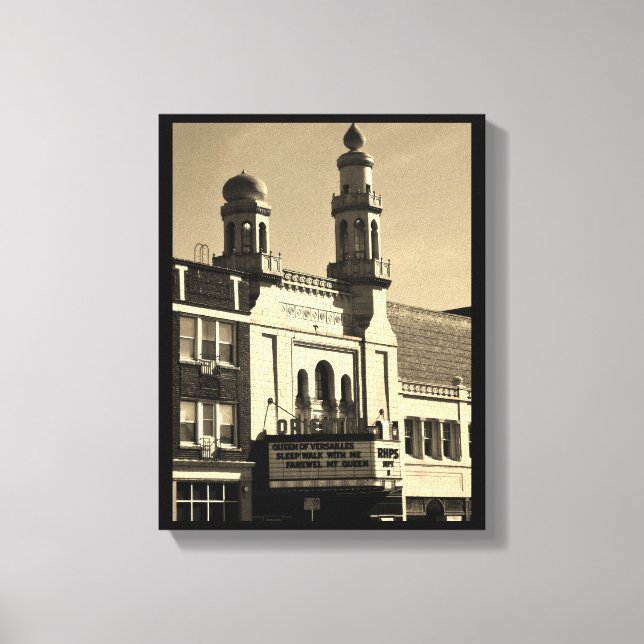 Lienzo Teatro Oriental (Anverso)