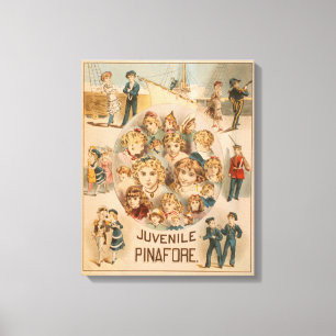 Lienzo Teatro Pinafore Juvenile de Haverly en Nueva York