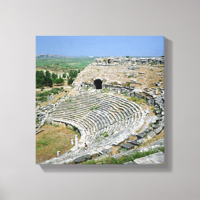 Lienzo Teatro romano, siglos I y II d.C. (Anverso)
