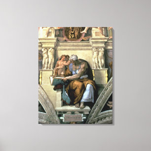 Lienzo Techo de Capilla Sixtina: Sibyl cubano, 1510